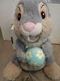 Model Disney Thumper From Bambi Holding Easter Egg And Item Stuffed Plush Standing 11 Tall In 2021 Easter Plush Disney Easter Plush Stuffed Animals