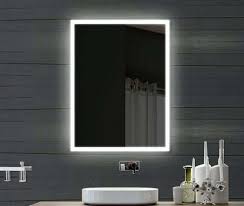 The bathroom is associated with the weekday morning rush, but it doesn't have to be. Lighted Vanity Mirror Wall Mounted Bathroom Led Lit Vanity Mirrors