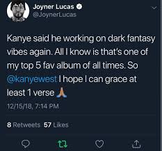 Joyner Lucas On Twitter Kanye Welcome to the official joyner lucas online store. joyner lucas on twitter kanye