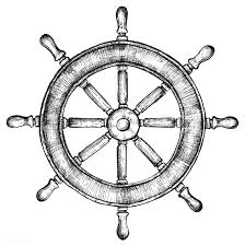 Black And White Wheels Clipart Hand Drawn Ship Wheel Free Image By Rawpixel Com Ship Wheel Tattoo Ship Wheel How To Draw Hands
