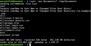 It's still capable of using other mechanisms (ssh for example) to perform encryption. How To Use Rsync To Sync New Or Changed Modified Files In Linux