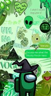 Green Among Us Wallpaper Wallpaper Iphone Cute Iphone Wallpaper Hipster Aesthetic Iphone Wallpaper