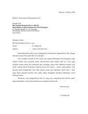 Misalnya anda resign karena sakit, pindah rumah, dan sebagainya. 362816987 Contoh Surat Resign Sebagai Perawat Di Rumah Sakit Docx Perihal Permohonan Pengunduran Diri Kepada Yth Direktur Rumah Sakit Graha Husada Course Hero