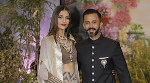 Sonam Kapoor Anand Ahuja Reception Sonam S Anamika Khanna Lehenga Is An Unusual Pick So Is Anand S Choice To Go With Sneakers Lifestyle News The Indian Express Shop online at aashniandco.com for anamika khanna celebrity outfits endorsed by kareena kapoor,sonam kapoor and other bollywood heroines. sonam kapoor anand ahuja reception