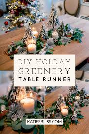 30 october, 2013 by gaby. Diy Holiday Greenery Table Runner Katie S Bliss