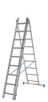 Painting the lower walls may require only one stepladder and a scaffold plank. 3 In 1 3 Way 27 Tread Combination Ladder Diy At B Q