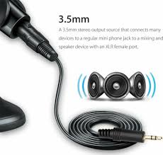 How do you connect a microphone to a computer? 10ft 3 5mm To Xlr 3 Pin Male Female Plug Microphone Mic Cable For Phone Laptop Buy 10ft 3 5mm To Xlr 3 Pin Male Female Plug Microphone Mic Cable For Phone Laptop In Tashkent And Uzbekistan