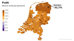 Het opkomstpercentage voor flevoland is 38,1 procent. Winst En Verlies Op De Kaart Hoe Deden Partijen Het In Het Land Nos
