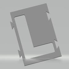 This letter l stencil is a free image for you to print out. Download Stl File Stencil Letter L For Spray Paint Brush Airbrush 3d Printable Object Cults