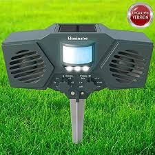 It's the most stylish repeller line of our review, hoont indoor pest repellers. Eliminator Advanced Electric Solar Outdoor Animal And Rodent Pest Repeller For Deer Dogs Cats Birds Etc Upgraded Version Amazon Com Au Lawn Garden