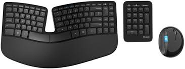 Microsoft Sculpt Ergonomic Desktop Wireless Usb Keyboard And Mouse Black L5v 00001 Best Buy