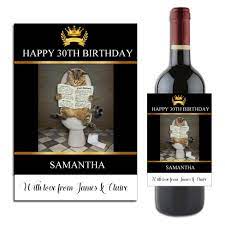 Tom says the wine, a rhone style blend, is made by renwood; Personalised Cat Happy Birthday Wine Champagne Bottle Label N187 Any Age