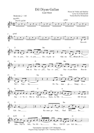 Dil Diyan Gallan Flute Violin Notes Lead Sheet Music Pdf In 2020 Sheet Music Pdf Sheet Music Sheet Music Notes