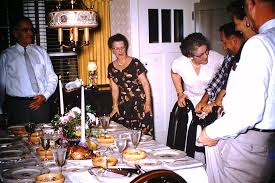 After all, the women of the 50s were all about a good gathering of the girls, right? Found Photo 1950s Dinner Party Mark Susina Flickr