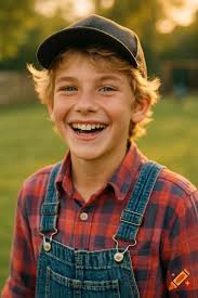 A smiling boy with brown hair and blue eyes wears a colorful checkered  shirt, against a grey background. Below him, text reads 'Grayson Shepard  9th Grade'.