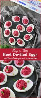 Beet Deviled Eggs Recette Hors D Oeuvre Mezze