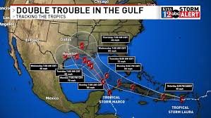 While it hasn't formed yet, there is fairly high confidence. Tropical Storms Marco And Laura Forecast To Hit Gulf Coast At Hurricane Force Ktxs