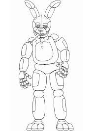 Gallina chica, bonnie la lepre. Animatronic Da Stampare E Colorare Disegni Da Colorare Su Cartoni Wiki Il Sito E In Inglese Ma