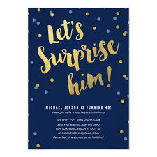 Happy 50th Birthday Images For Him Invitaciones Del Fiesta De Sorpresa De Las Letras Invitacion 5 X Surprise Birthday Invitations Surprise Birthday Party Invitations Surprise Party Invitations