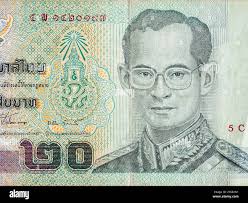 Money thai baht bill hi-res stock photography and images