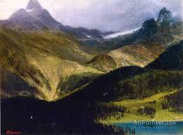 Albert Bierstadt Mountain Landscape Oil Painting Reproductions For Sale Allpainter Online Gallery