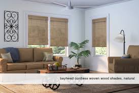 Blinds.com's cordless woven wood shades enhance your windows with the beauty of natural materials at the most economical price possible. Phase Ii Cordless Bamboo Woven Wood Shades Phase Ii