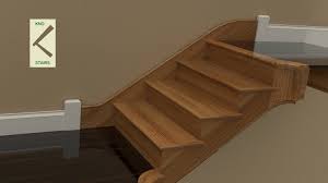 Establishing the skirt board length for your stairway. Stringer Skirting Transition