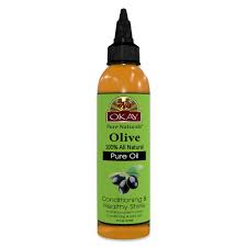 Amazon Com Okay 100 Pure Olive Oil For All Hair Textures Skin Types Nourish Strengthen Replenish Elasticity Deep Conditioning All Natural 4 Oz Beauty