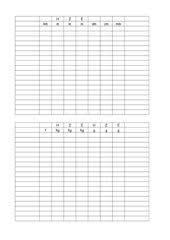 In den meisten europäischen ländern benutzen die leute das metrische system. Mathematik Arbeitsmaterialien Tabellen Und Merkplakate 4teachers De