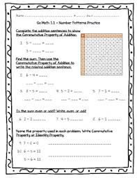 With our math sheet generator, you can easily create new math worksheets that are never the same and always different, providing you with an unlimited supply of math sheets to use in the classroom. Go Math Practice 3rd Grade 1 1 Number Patterns Worksheet Freebie