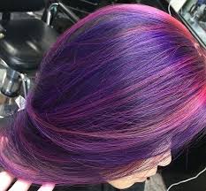 Purple Hair With Pink Highlights Pretty Hair Color Hair Styles Hair Inspiration Color