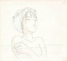 るろうに剣心 神谷薫(入浴シーン) セル画 動画 原画 和月伸宏 浜州英喜