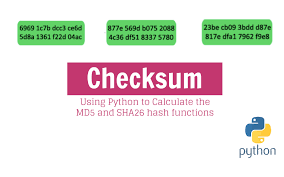 For an example of checksum file, see md5 checksum file generated by freeware filecheckmd5. Checksum The Simplest To Calculate The Checksum For Md5 And Sha256