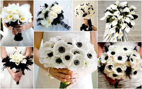 Boutonniere, bridal bouquet, custom wedding flowers, wedding party fleurdunord 5 out of 5 stars (77) $ 10.00. Black And White Wedding Bouquets Ideas Images 2017