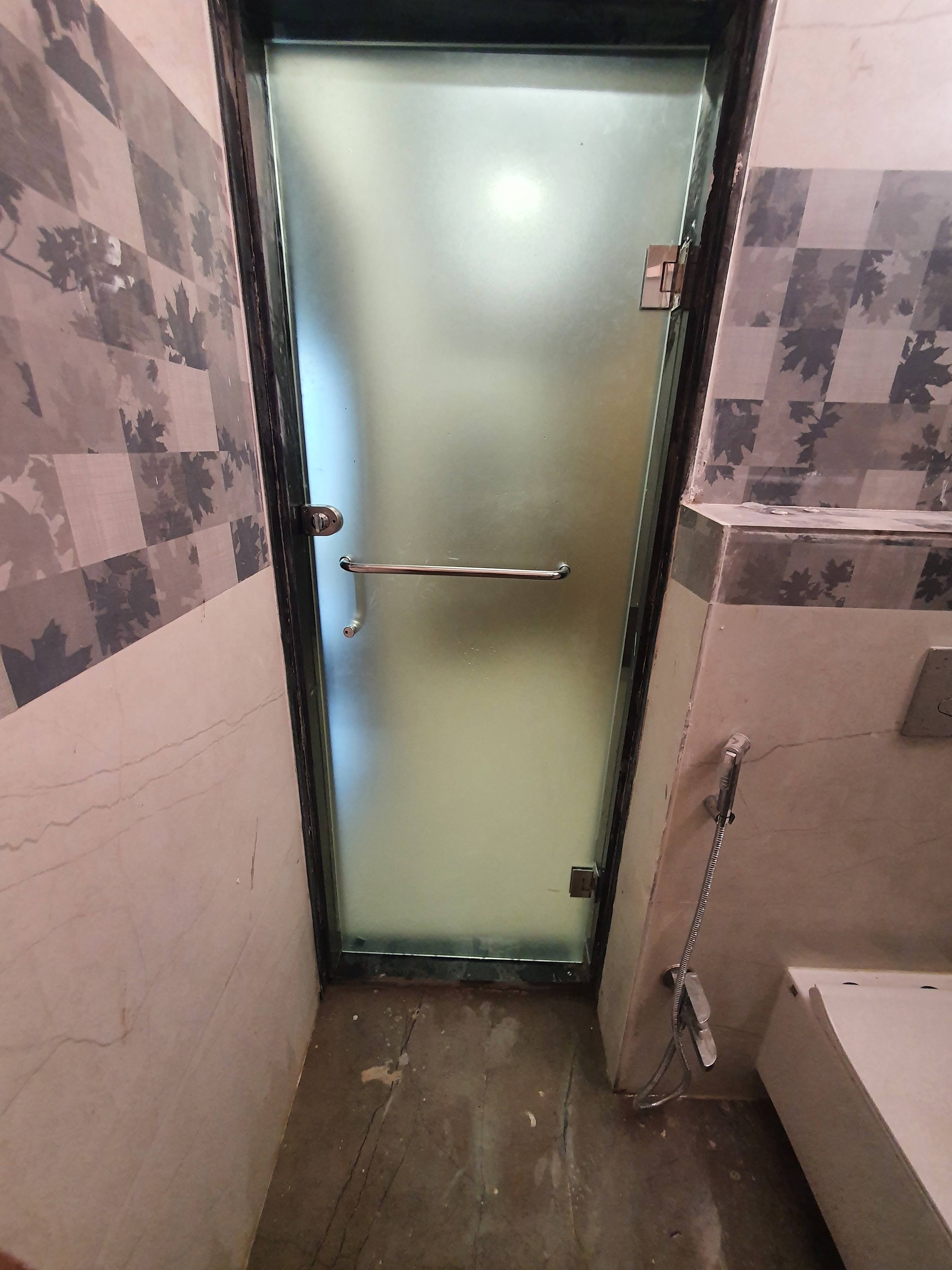 badroom glass door patch fitting shower cubicle partition product image