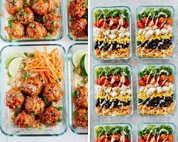 Prep your lunch or dinner for the entire week with these healthy slow cooker coconut curry chicken bowls! 25 Easy Meal Prep Recipes For The Entire Week Balancing Bucks