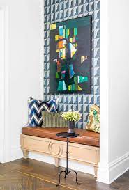 The wall is adorned with a number of different pieces, each of them complementing one another gracefully and contributing to the farmhouse look. The Best Entryway Ideas Of 2021 Beautiful Foyer Designs