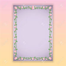 How to make a vector wedding invitation card? Floral Borders Violet Page Template For Web And Print Tulip Patterns Wedding Invitation Card Romantic Motive Mother Day And 8 March Card Royalty Free Cliparts Vectors And Stock Illustration Image 112756886