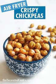 Crispy Air Fryer Chickpeas Healthy Salty Snack Recipe In 2021 Healthy Salty Snacks Healthy Snacks Recipes Snacks