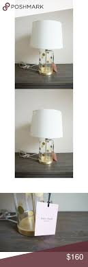 Kate Spade Table Lamp Gold Polka Dot Glass In 2020 Gold Table Lamp Gold Polka Dots Table Lamp