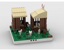 chicken coop for a modular village coop chicken coop lego
