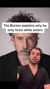 #greenscreen Tim Burton explains why he only hires white actors. #timburton  #jordanpeele #samuelljackson #hollywood #celebrities