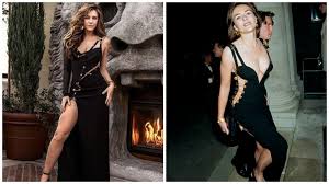 Bjork's swan dress at the 2001 oscars Elizabeth Hurley Recreates Iconic Safety Pin Dress That Put Her In The Spotlight 25 Years Ago