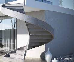 Outdoor Concrete Spiral Staircase Contemporary House Spiral Staircase Staircase Contemporary Staircase