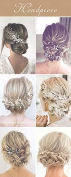 42 Gorgeous Wedding Hairstyles Elegant Updo Hairstyle With Chic Headpieces For Count Wedding Hair Clips Wedding Hairstyles For Long Hair Classic Wedding Hair