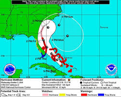 hurricane matthew path update latest storm track weather