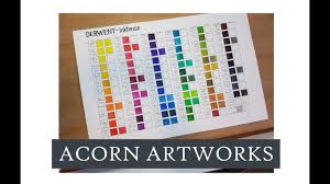 acorn artworks making a derwent inktense colour chart