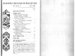 Now comes the most important question that you may. Volume 20 No 1 1988 Borneo Research Council