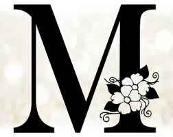Discover 1 fancy alphabet design on dribbble. Fancy Letter M Etsy