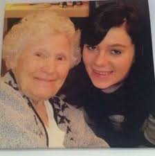 Another photo showing my Grandma, Sally Cole, (first row second from the  right) with her neighbour Mrs Dobson